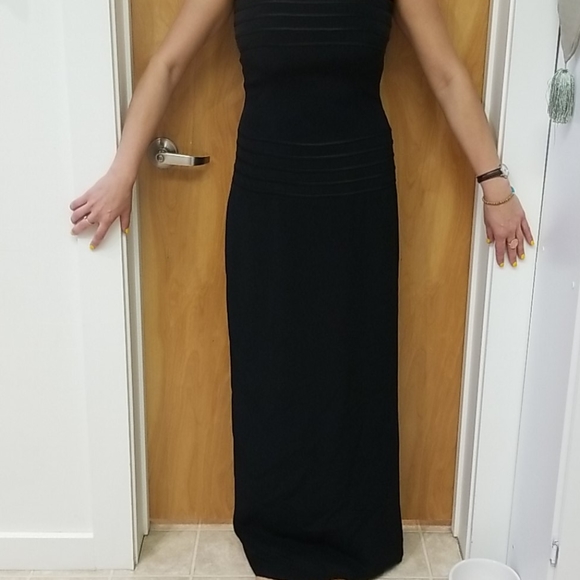 Niteline Della Roufogali Black Evening Gown Prom Dress size 6 - Picture 2 of 7